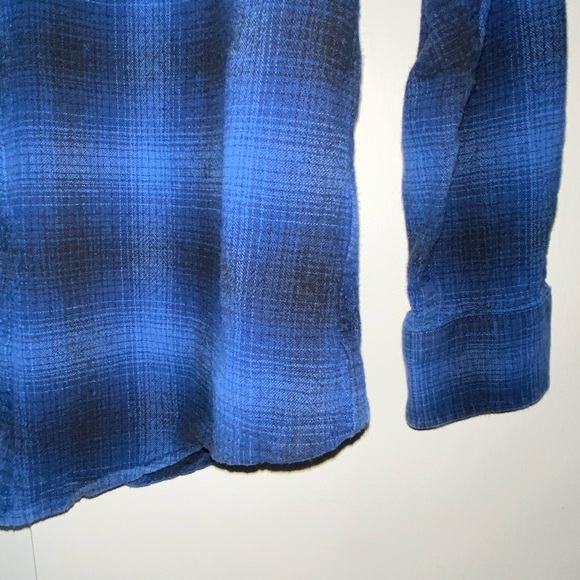 Pendleton Medium Flannel Blue Navy Mens Medium - Picture 5 of 12